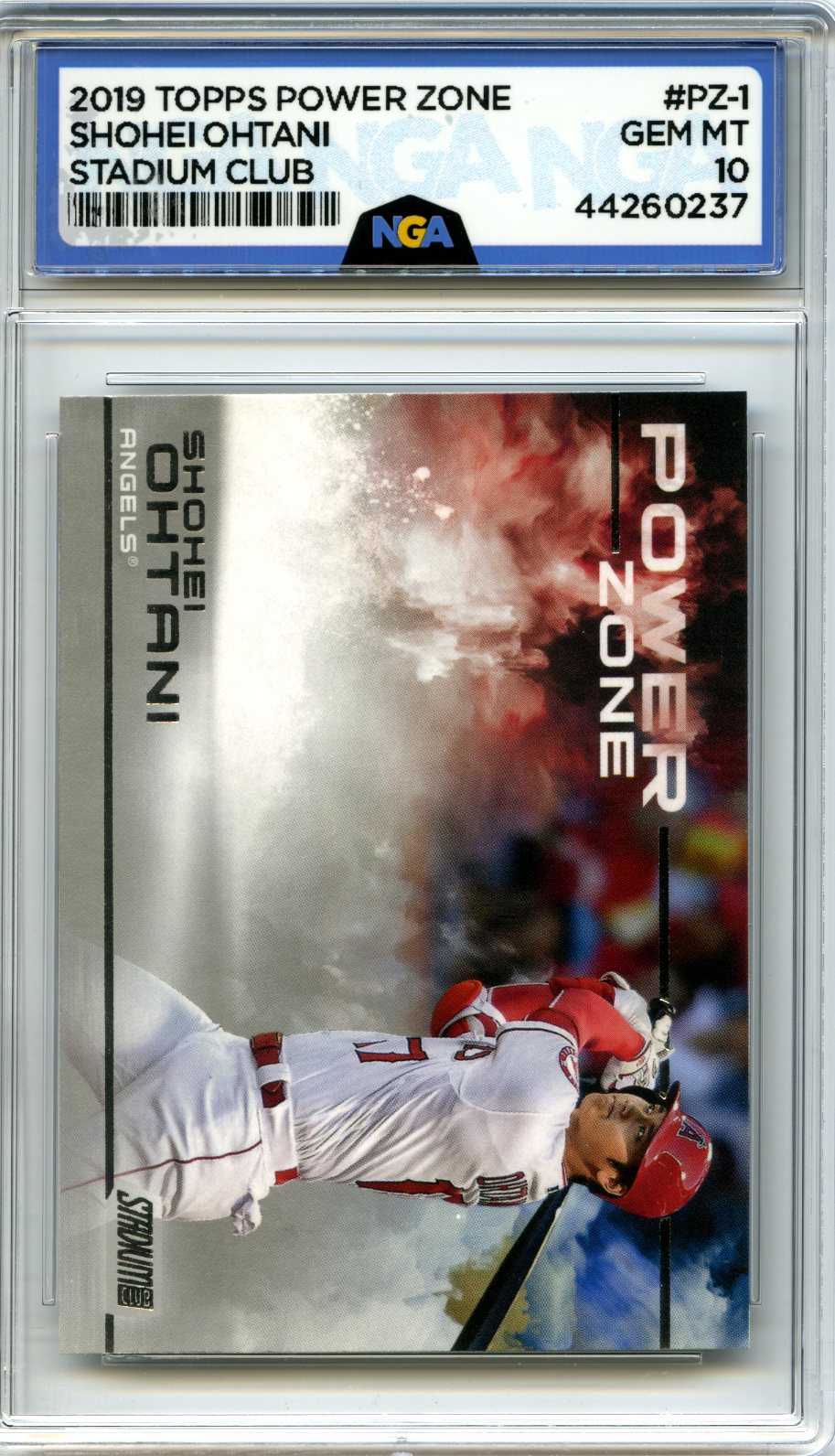 2019 Stadium Club #PZ-1 Shohei Ohtani Power Zone NGA 10