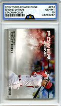 2019 Stadium Club #PZ-1 Shohei Ohtani Power Zone NGA 10