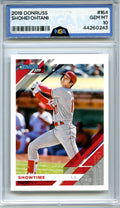 2019 Donruss #164 Shohei Ohtani NGA 10