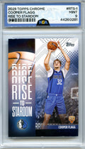 2025-26 Topps #RTS-1 Cooper Flagg Rise to Stardom NGA 9
