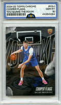 2025-26 Topps Chrome #YQ-1 Cooper Flagg Youthquake NGA 10