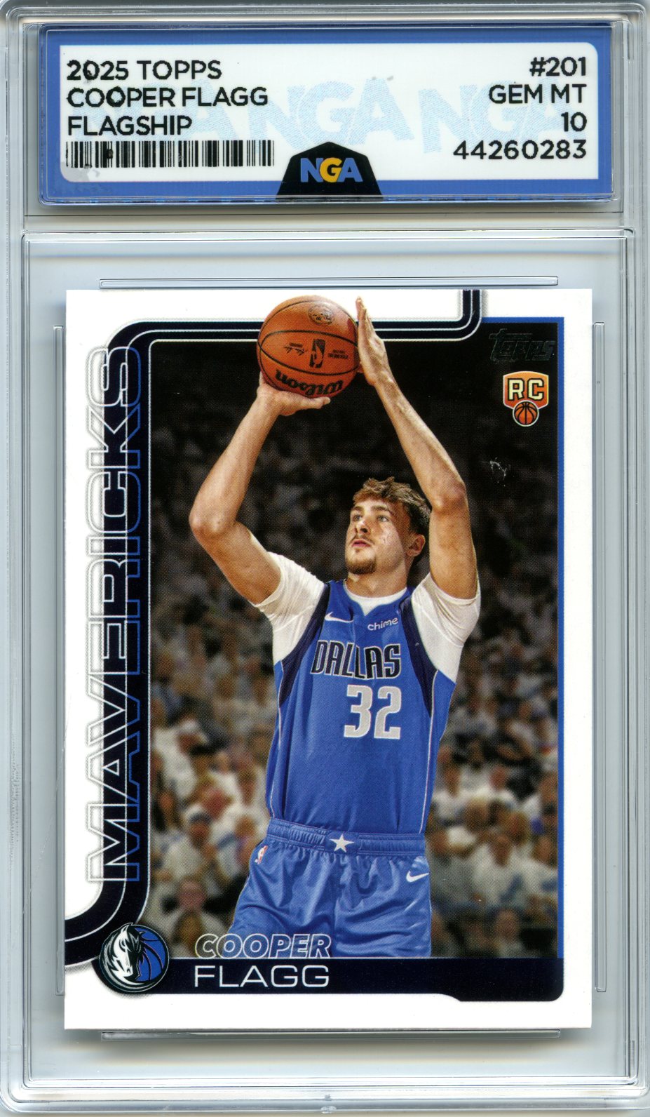 2025-26 Topps #201 Cooper Flagg NGA 10