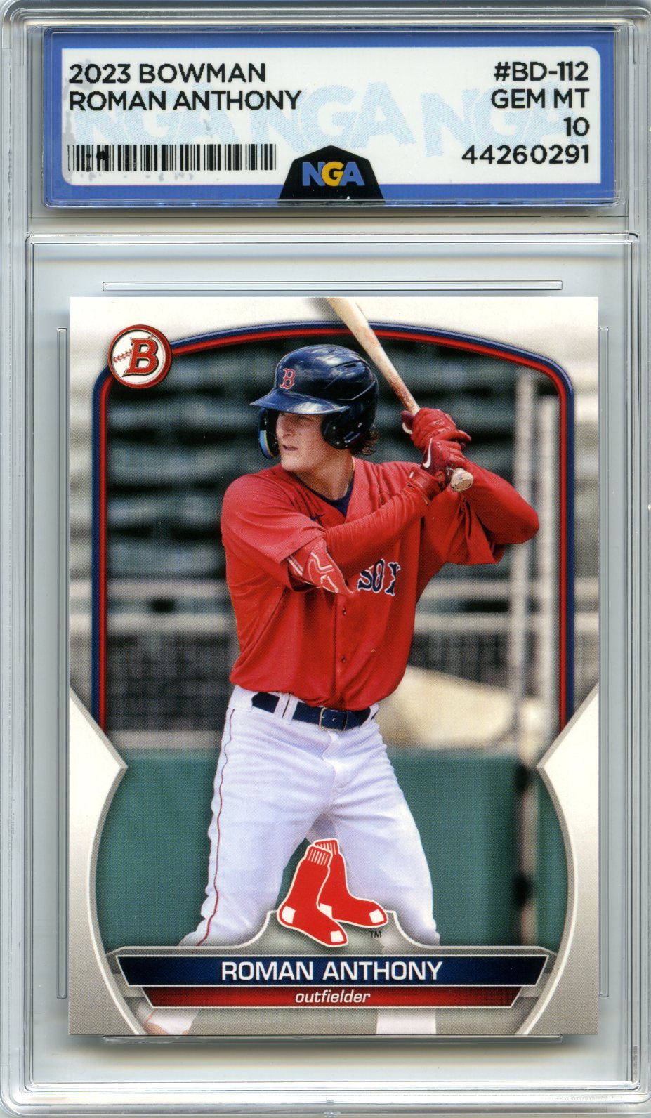 2023 Bowman Draft #BD-112 Roman Anthony NGA 10