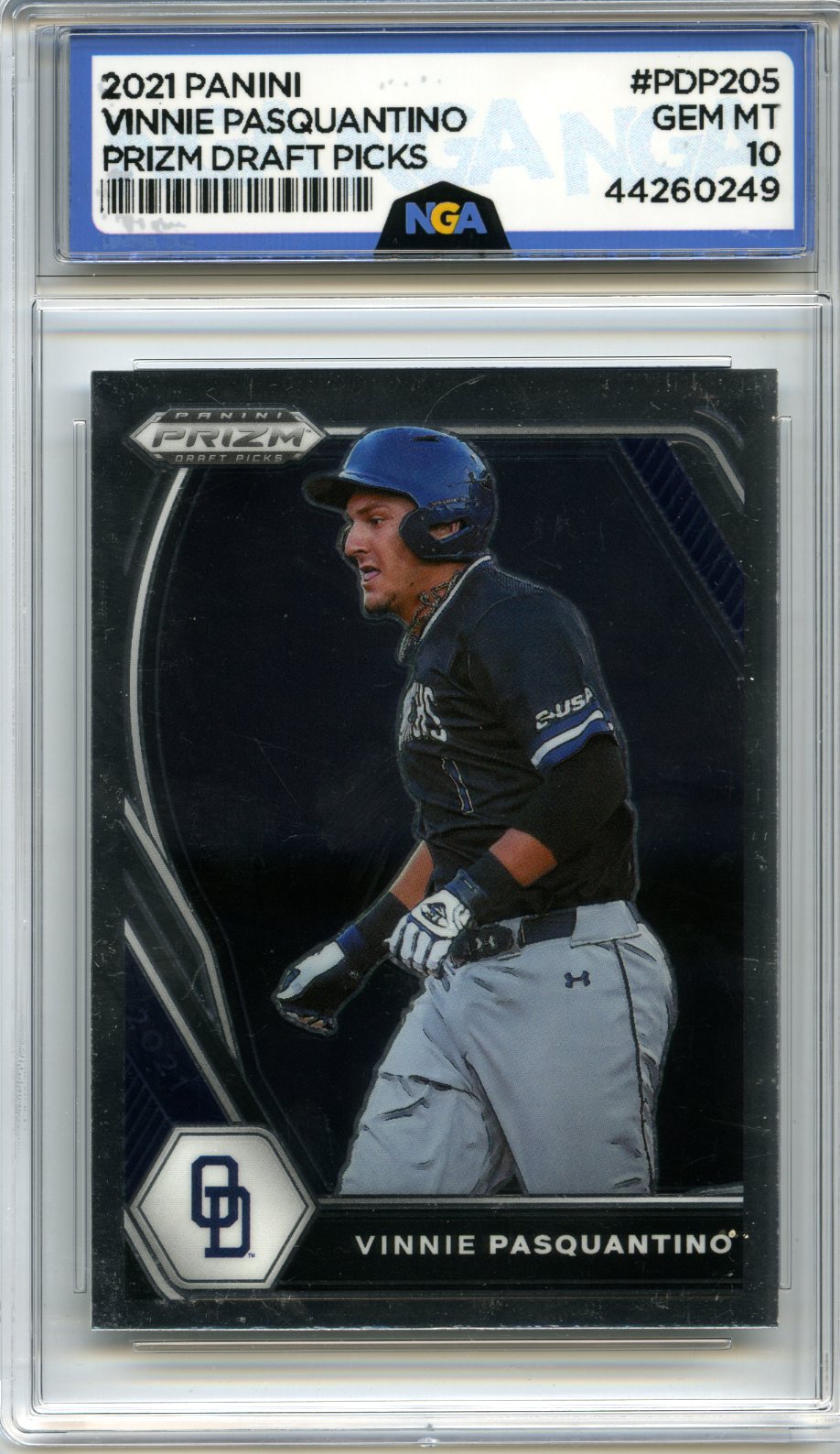 2021 Panini Prizm Draft Picks #PDP205 Vinnie Pasquantino NGA 10