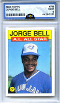 1986 Topps #718 Jorge Bell NGA 9