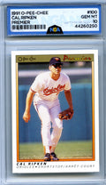 1991 O-Pee-Chee Premier #100 Cal Ripken NGA 10