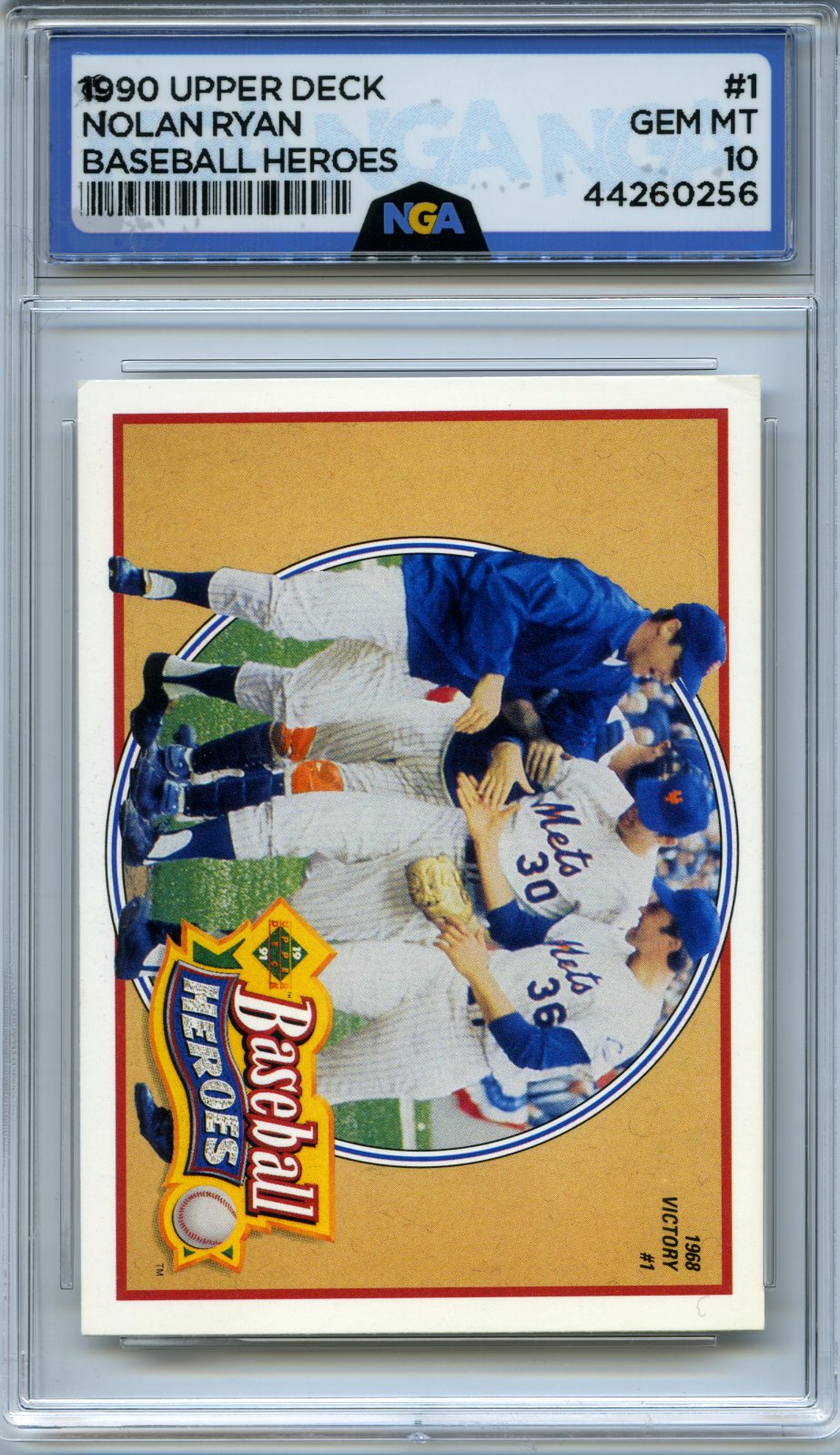 1991 Upper Deck #10 Nolan Ryan Baseball Heroes: Nolan Ryan NGA 10