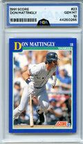 1991 Score #23 Don Mattingly NGA 10