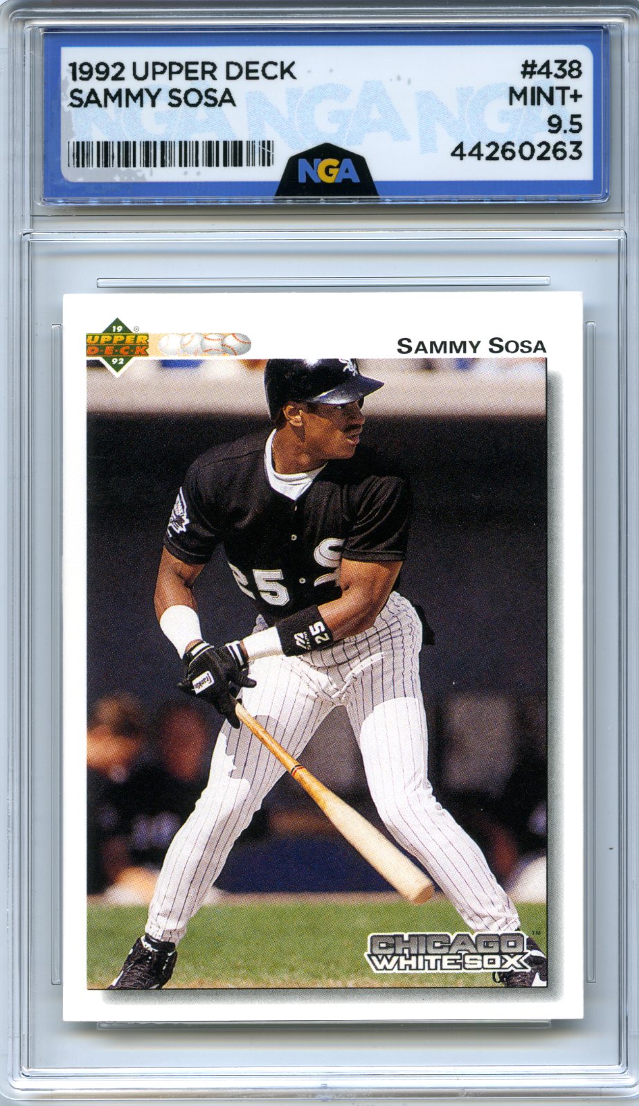 1992 Upper Deck #438 Sammy Sosa NGA 9.5