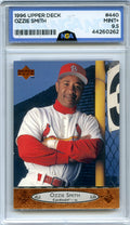 1996 Upper Deck #440 Ozzie Smith NGA 9.5