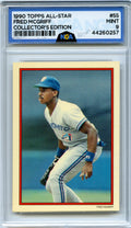 1990 Topps #55 Fred McGriff 1990 All-Star Set Collector's Edition NGA 9