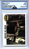 1989 Topps Batman #91 Within the Batcave Collector's Edition (Tiffany) NGA 9