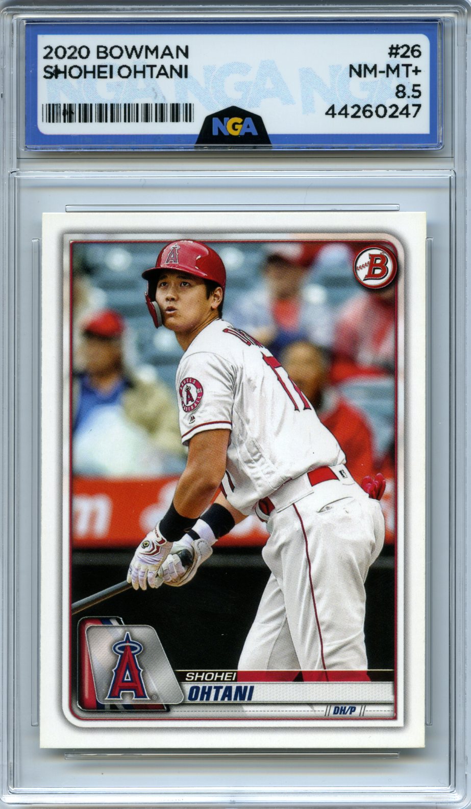 2020 Bowman #26 Shohei Ohtani NGA 8.5