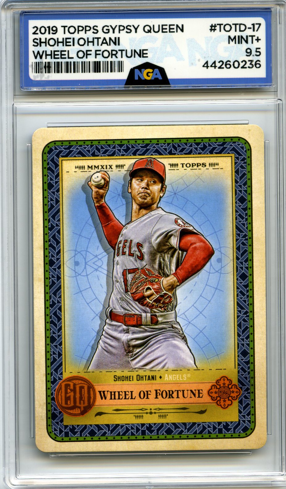 2019 Topps  #TOTD17 Shohei Ohtani  NGA 9.5