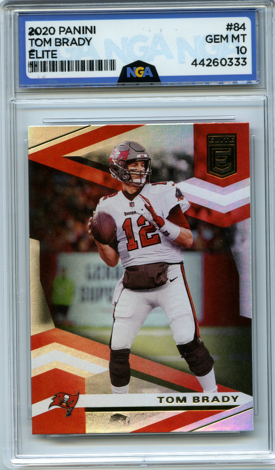 2020 Donruss Elite #84 Tom Brady NGA 10