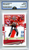 2020 Donruss #230 Tom Brady NGA 10
