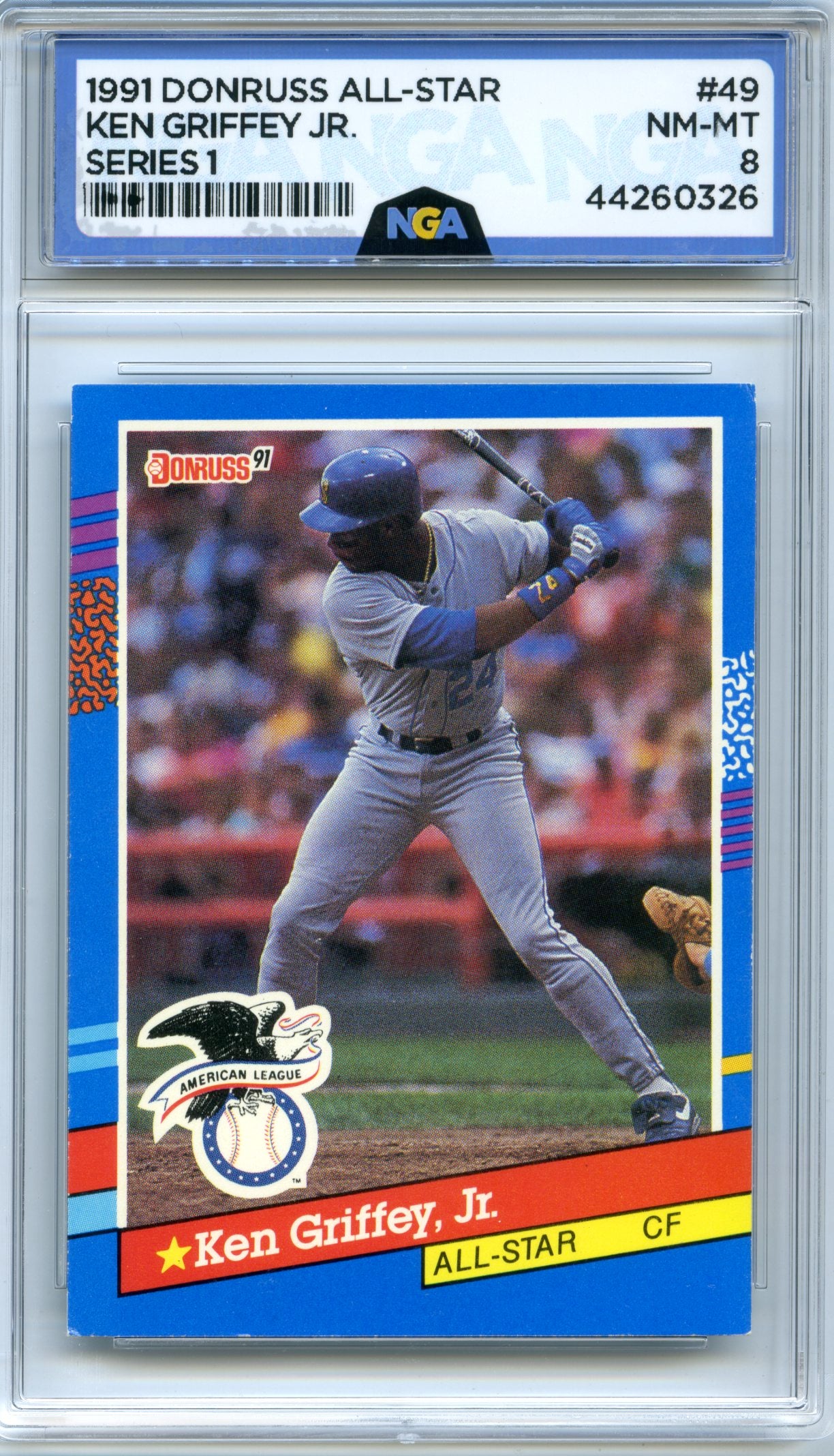 1991 Donruss #49 Ken Griffey Jr. NGA 8