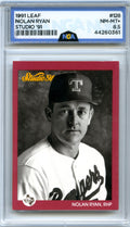 1991 Studio #128 Nolan Ryan NGA 8.5