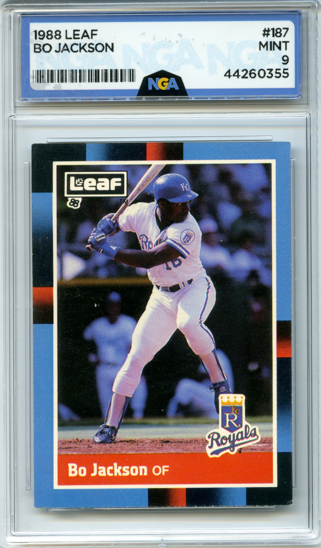 1988 Donruss #220b Bo Jackson NGA 9