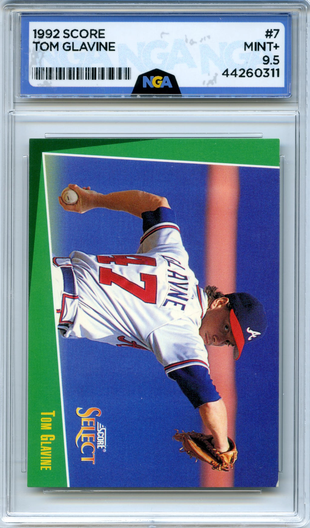 1993 Select #7 Tom Glavine NGA 9.5