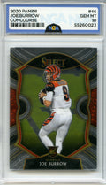 2020 Panini Select #46 Joe Burrow NGA 10