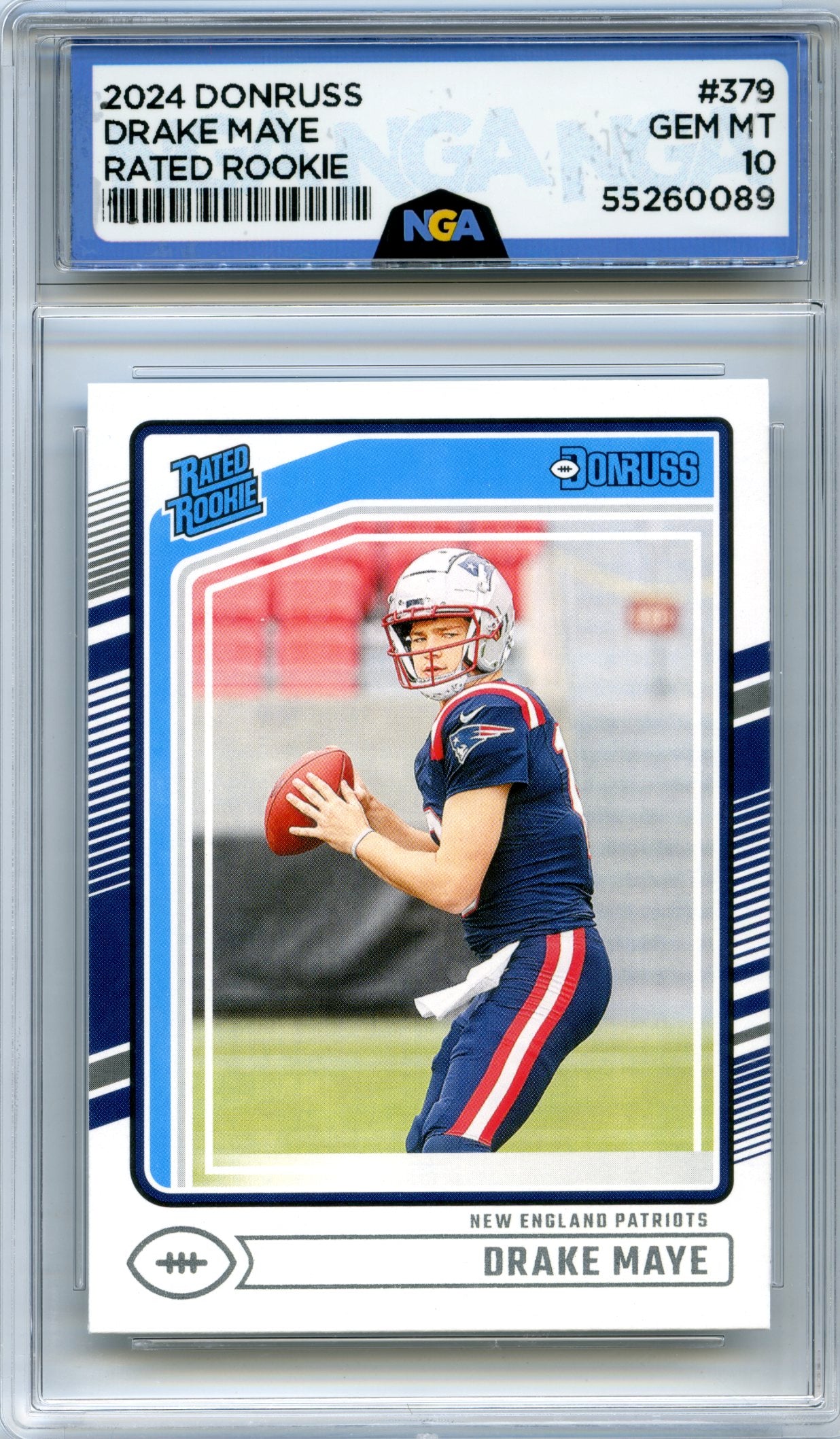 2024 Donruss #379 Drake Maye NGA 10