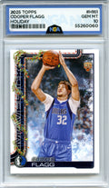 2025-26 Topps Holiday #H161 Cooper Flagg NGA 10