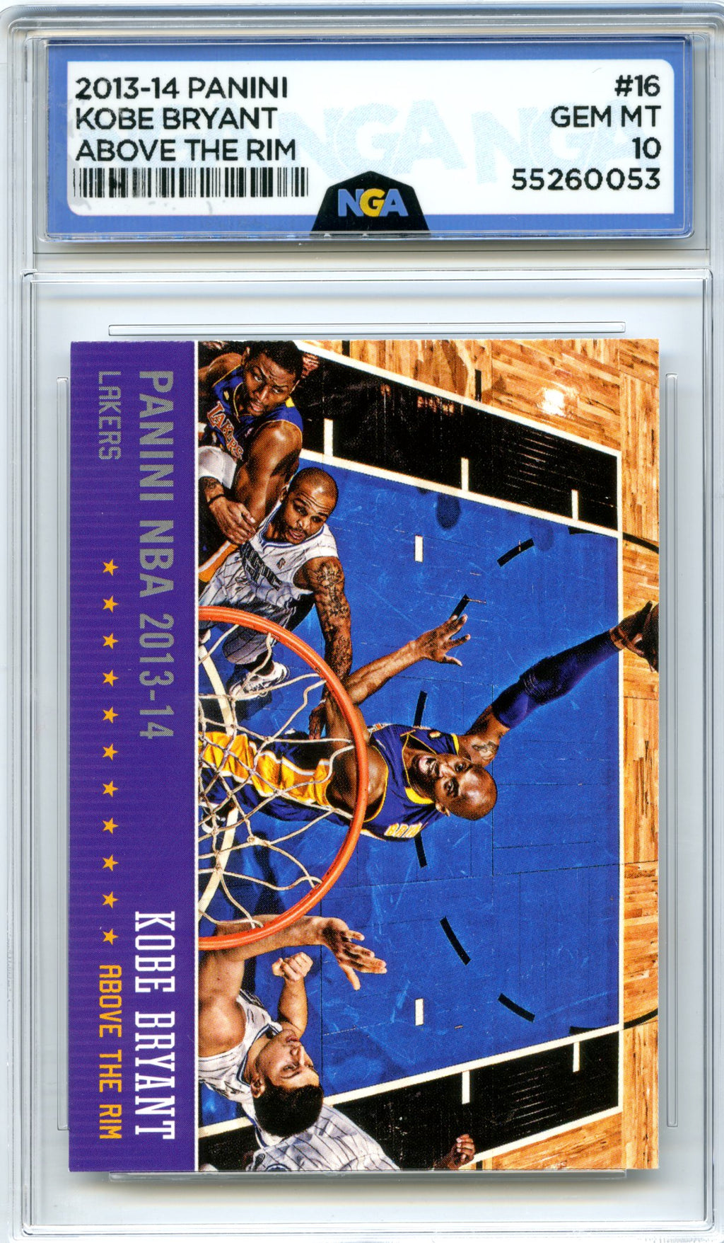 2013-14 Panini NBA (International) #16 Kobe Bryant Above the Rim NGA 10