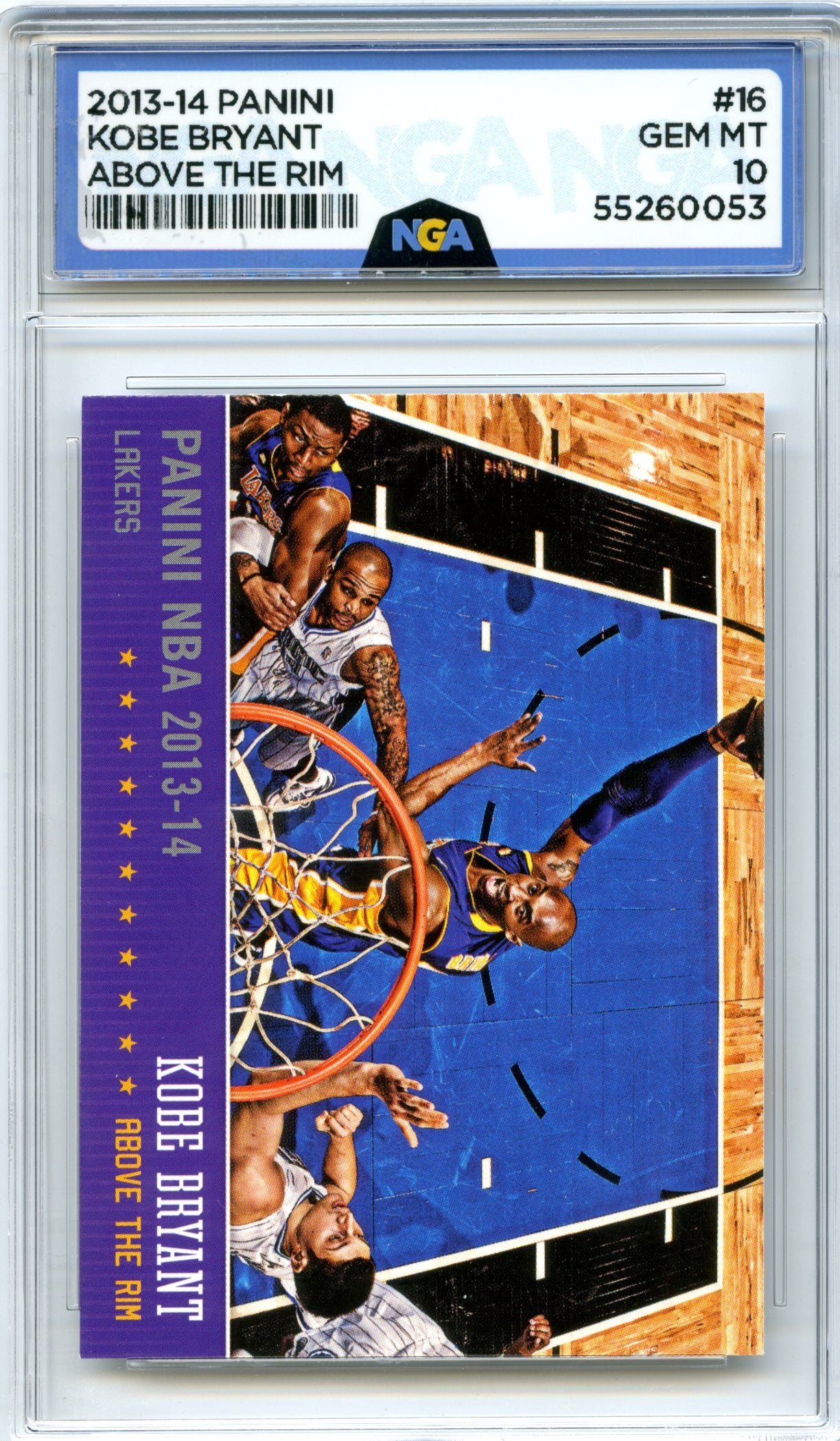2013-14 Panini NBA (International) #16 Kobe Bryant Above the Rim NGA 10