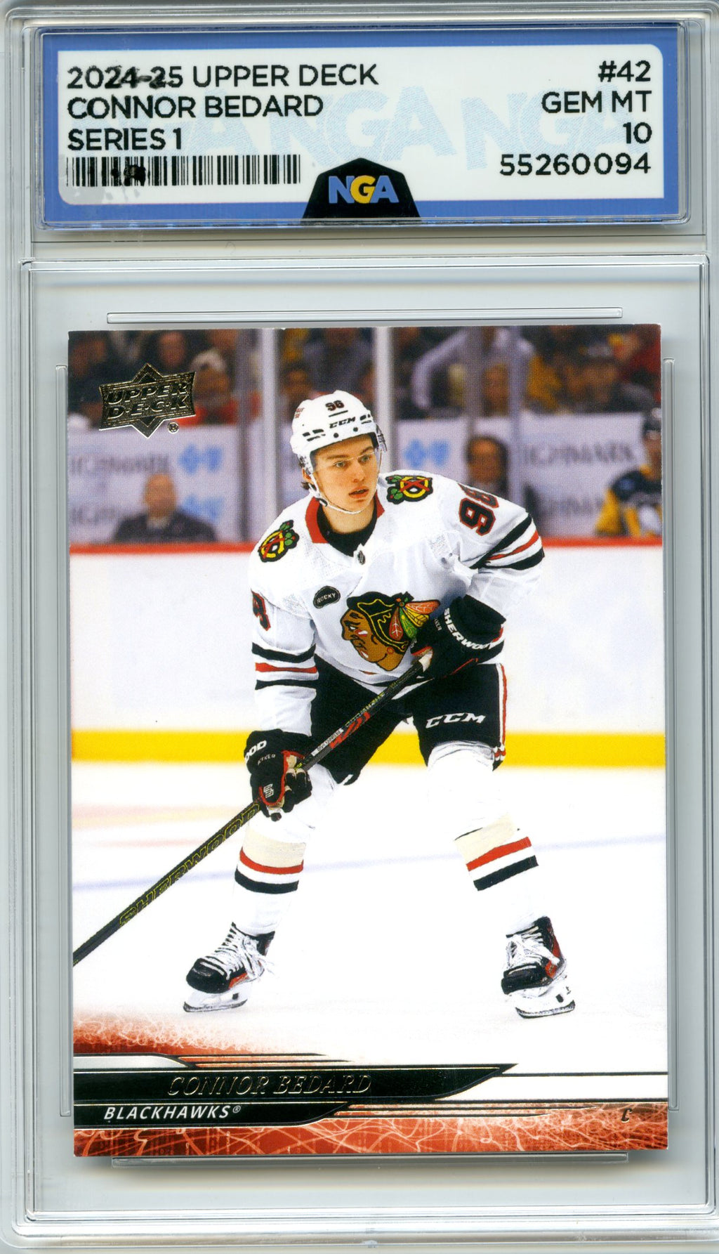 2024-25 Upper Deck #42 Connor Bedard NGA 10