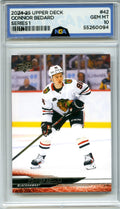 2024-25 Upper Deck #42 Connor Bedard NGA 10