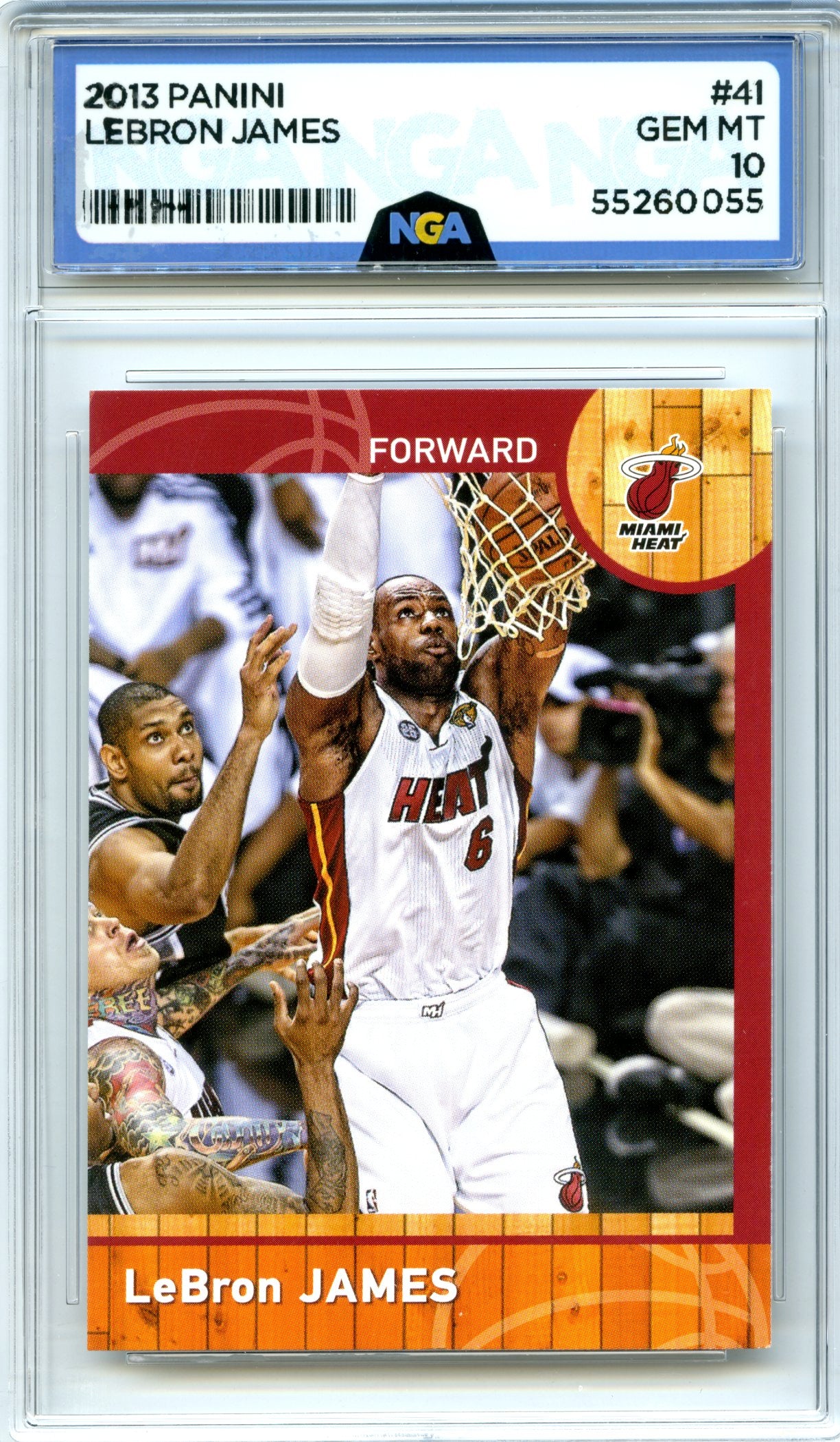 2013-14 Panini NBA (International) #41 LeBron James NGA 10