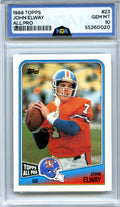 1988 Topps #23 John Elway NGA 10