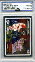 2024 Panini Zenith #1 Patrick Mahomes II State of the Art Orange NGA 10