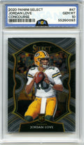 2020 Panini Select #47 Jordan Love NGA 10