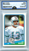 1988 Topps #190 Dan Marino NGA 10