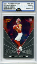 2024 Panini Phoenix #RR-JDS Jayden Daniels Rookie Rising Stars NGA 10