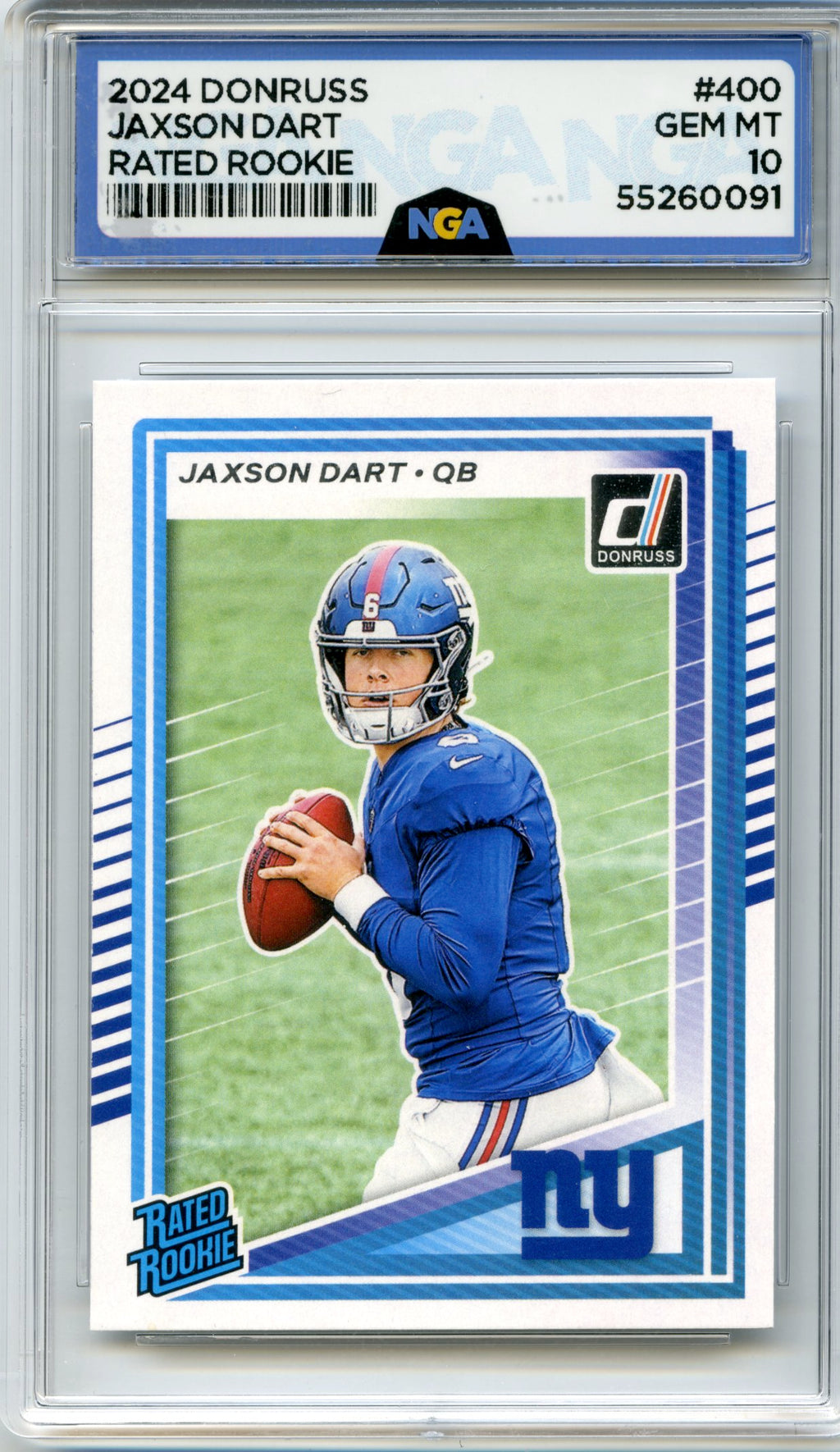 2025 Donruss #400 Jaxson Dart NGA 10