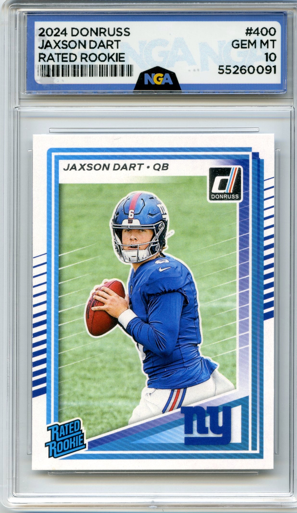 2025 Donruss #400 Jaxson Dart NGA 10