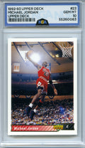 1992-93 Upper Deck #23 Michael Jordan NGA 10