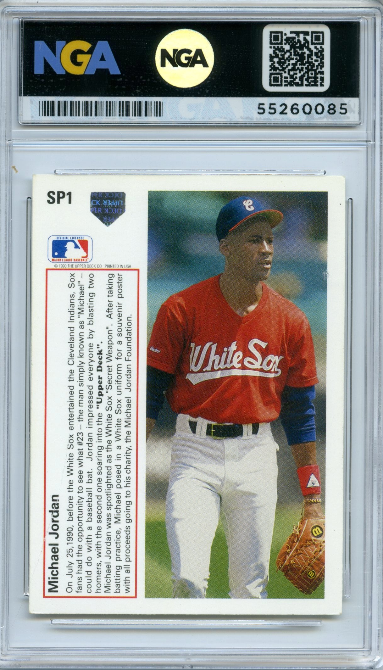 1991 Upper Deck #SP1 Michael Jordan NGA 10