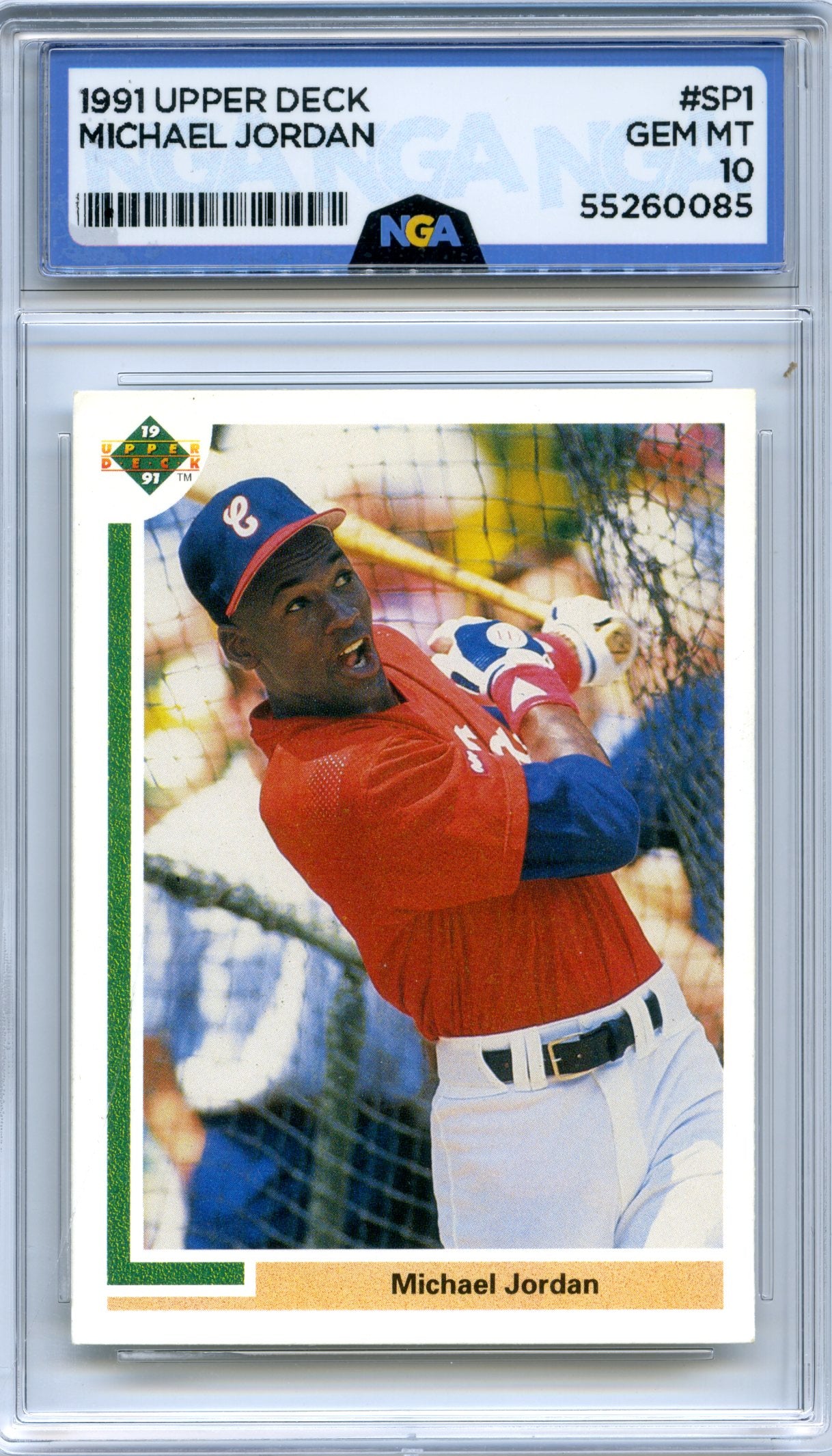 1991 Upper Deck #SP1 Michael Jordan NGA 10