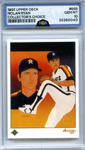 1989 Upper Deck #669 Nolan Ryan NGA 10
