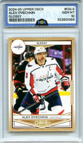 2024-25 Upper Deck #OG-5 Alex Ovechkin O-Pee-Chee Glossy NGA 10