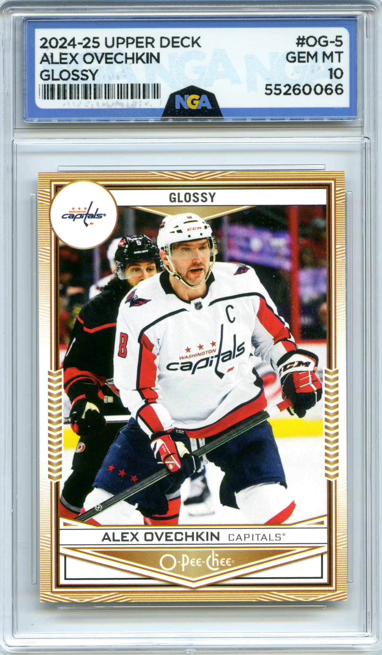 2024-25 Upper Deck #OG-5 Alex Ovechkin O-Pee-Chee Glossy NGA 10