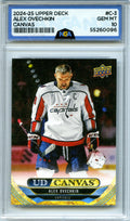 2024-25 Upper Deck #C-3 Alex Ovechkin UD Canvas NGA 10