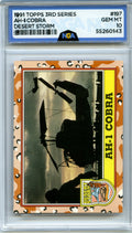 1991 Topps Desert Storm #197 AH-1 Cobra NGA 10