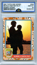 1991 Topps Desert Storm #148 Becoming a Fighter Pilot NGA 10