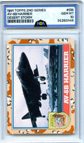 1991 Topps Desert Storm #136 AV-8B Harrier NGA 10