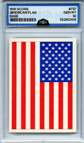 1991 Score #737 American Flag Desert Storm NGA